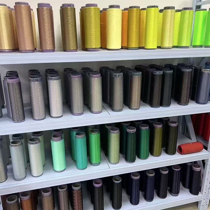 রঙিন ভারী জাল সুতা dty